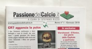 La copertina del primo numero di Passione del Calcio