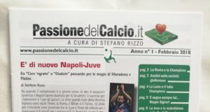 La copertina del secondo numero di Passione del Calcio