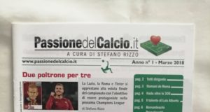 La copertina del terzo numero di Passione del Calcio