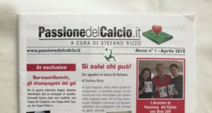 La copertina del quarto numero di Passione del Calcio