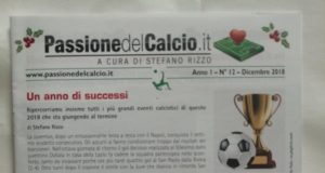 La dodicesima copertina di Passione del Calcio