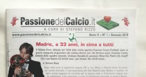 La prima copertina 2019 di Passione del Calcio