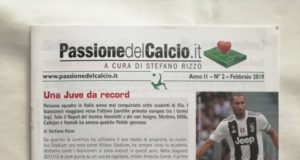 La seconda copertina 2019 di Passione del Calcio