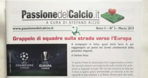 La terza copertina 2019 di Passione del Calcio