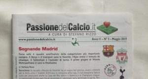 La quinta copertina 2019 di Passione del Calcio