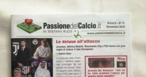 La undicesima copertina 2019 di Passione del Calcio