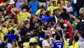Copa America: maxi rissa tra tifosi e giocatori dopo Uruguay-Colombia