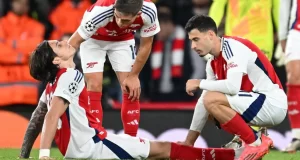 Arsenal: infortunio per Calafiori, si teme un lungo stop