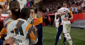 Real Madrid: squalifica di sei giornate per Rudiger dopo espulsione nel Clasico