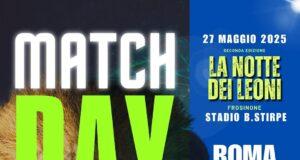 La Notte dei Leoni: Match Day, ore 20.30 Stadio B. Stirpe, in diretta su DAZN il triangolare di calcio a sostegno di ADMO