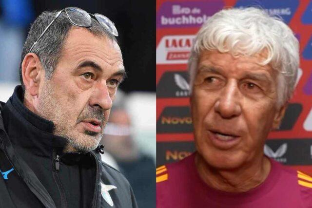Sarri e Gasperini, Lazio-Roma