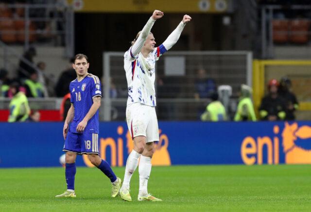 Erling-Haaland-celebrate-Italy-Norway