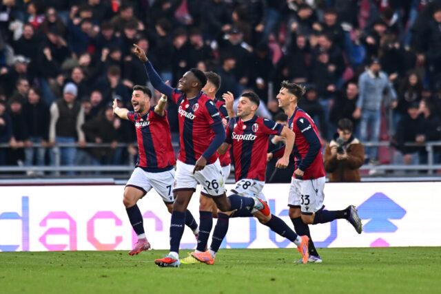 Gioia rossoblù al Dall'Ara - Foto X BFC