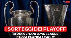 Sorteggio playoff Champions League: Bodo/Glimt-Inter, Borussia Dortmund-Atalanta e Galatasaray-Juventus. In Europa League sarà Brann-Bologna