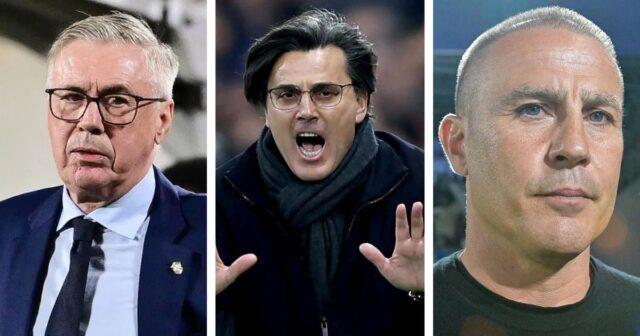 Carlo Ancelotti, Vincenzo Montella, Fabio Cannavaro