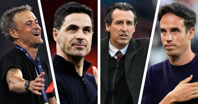 Luis Enrique, Mikel Arteta, Unai Emery, Inigo Perez
